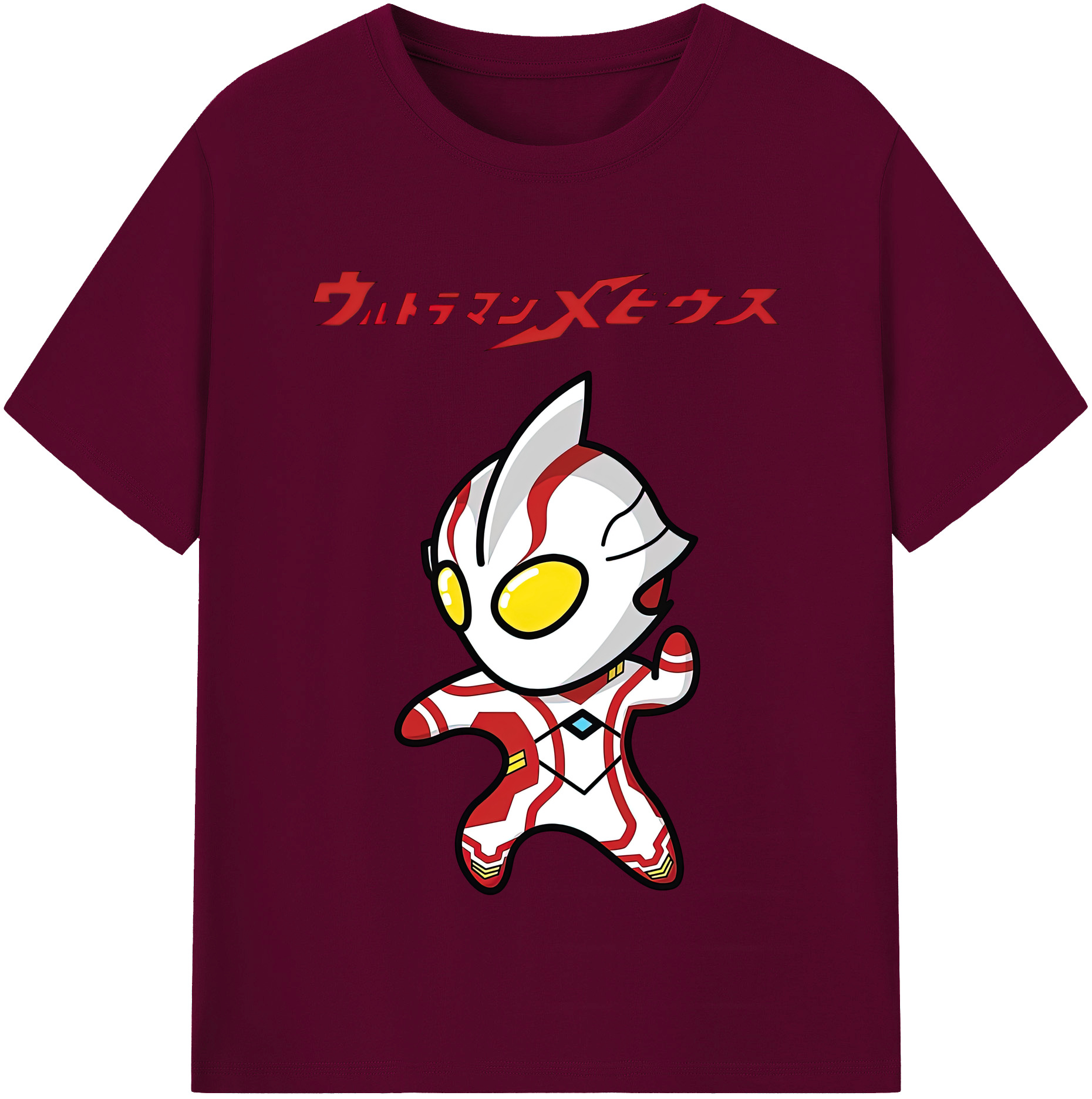 （画像用） ウルトラマン Ultraman レディースカジュアルプリントTシャツ（綿100％）